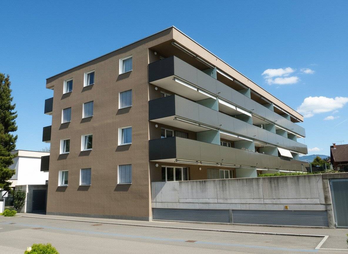 Charming and modern 2-room terrace apartment in Lustenau for rent