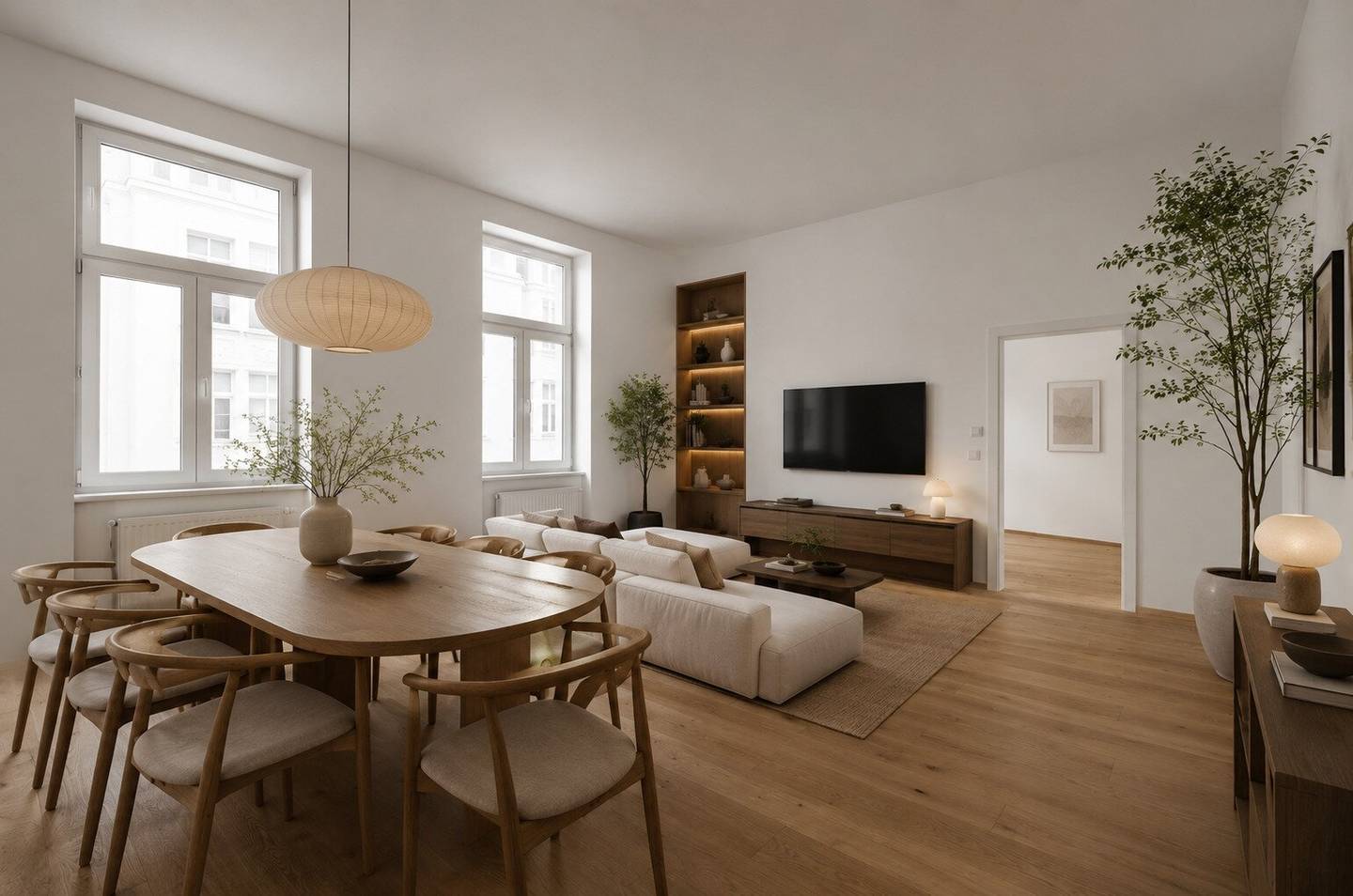 3-Zimmer-Altbau-Erstbezug  |  7. Bezirk zum Bestpreis |