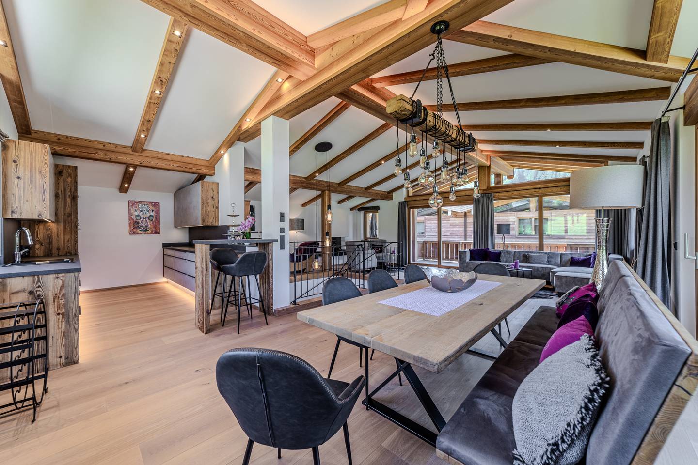Wohnung im Chaletstil mit Garten in den Kitzbüheler Alpen