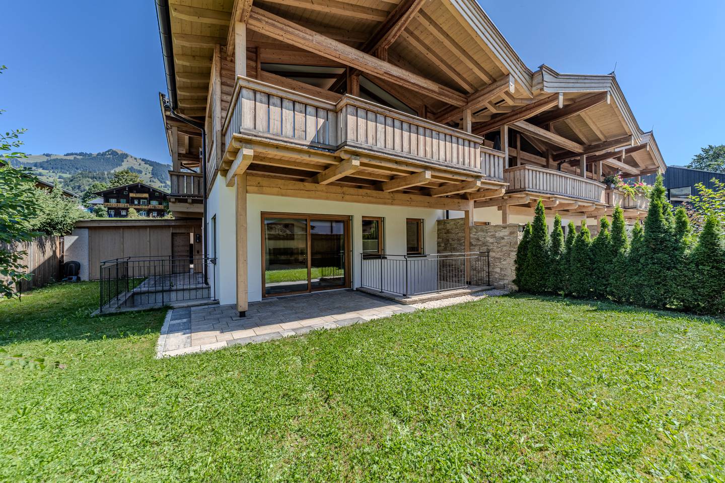 Wohnung im Chaletstil mit Garten in den Kitzbüheler Alpen