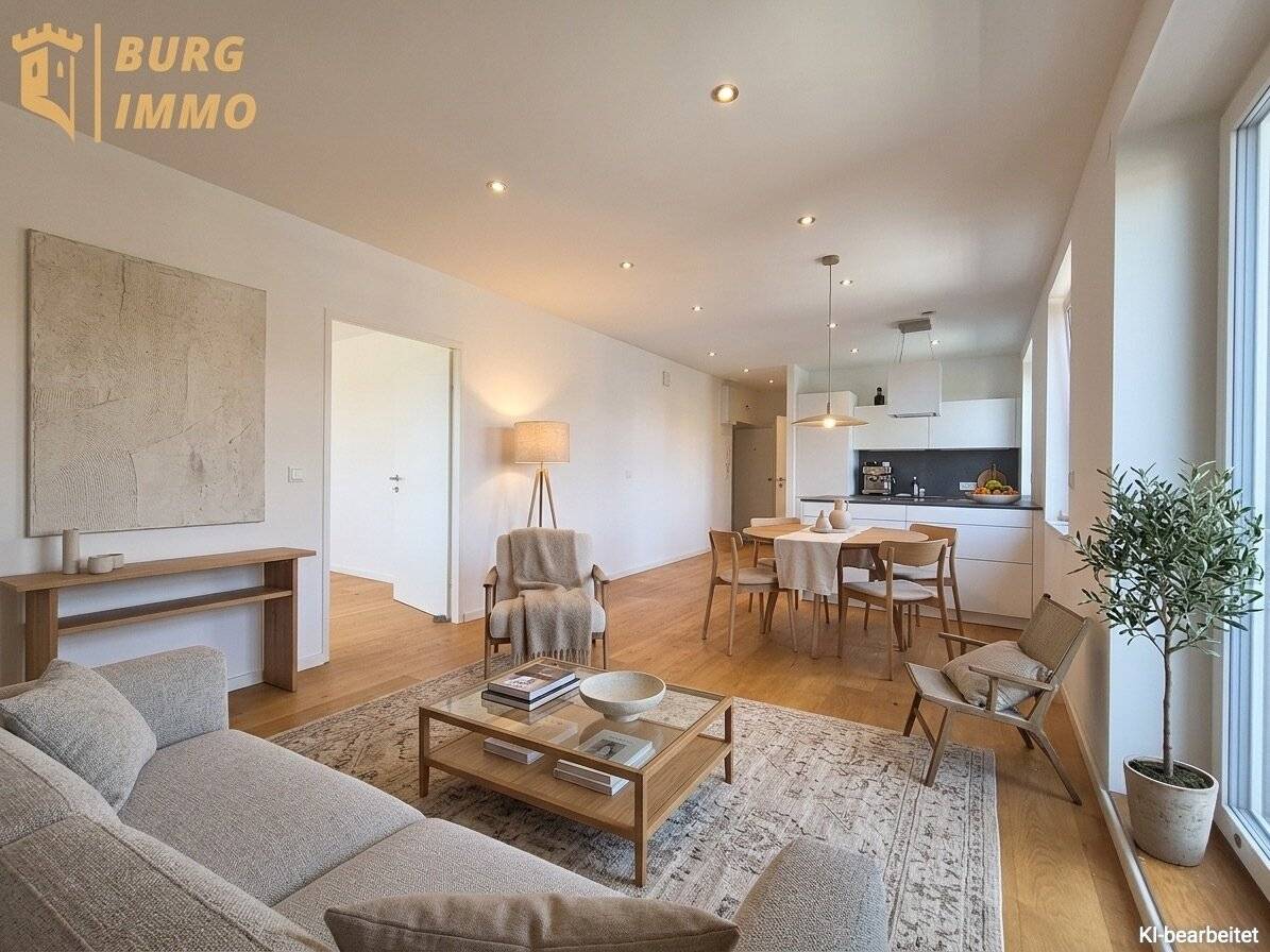 Klimatisierte 2-Zimmer-Dachgeschosswohnung mit großzügiger 33 m² Eckterrasse