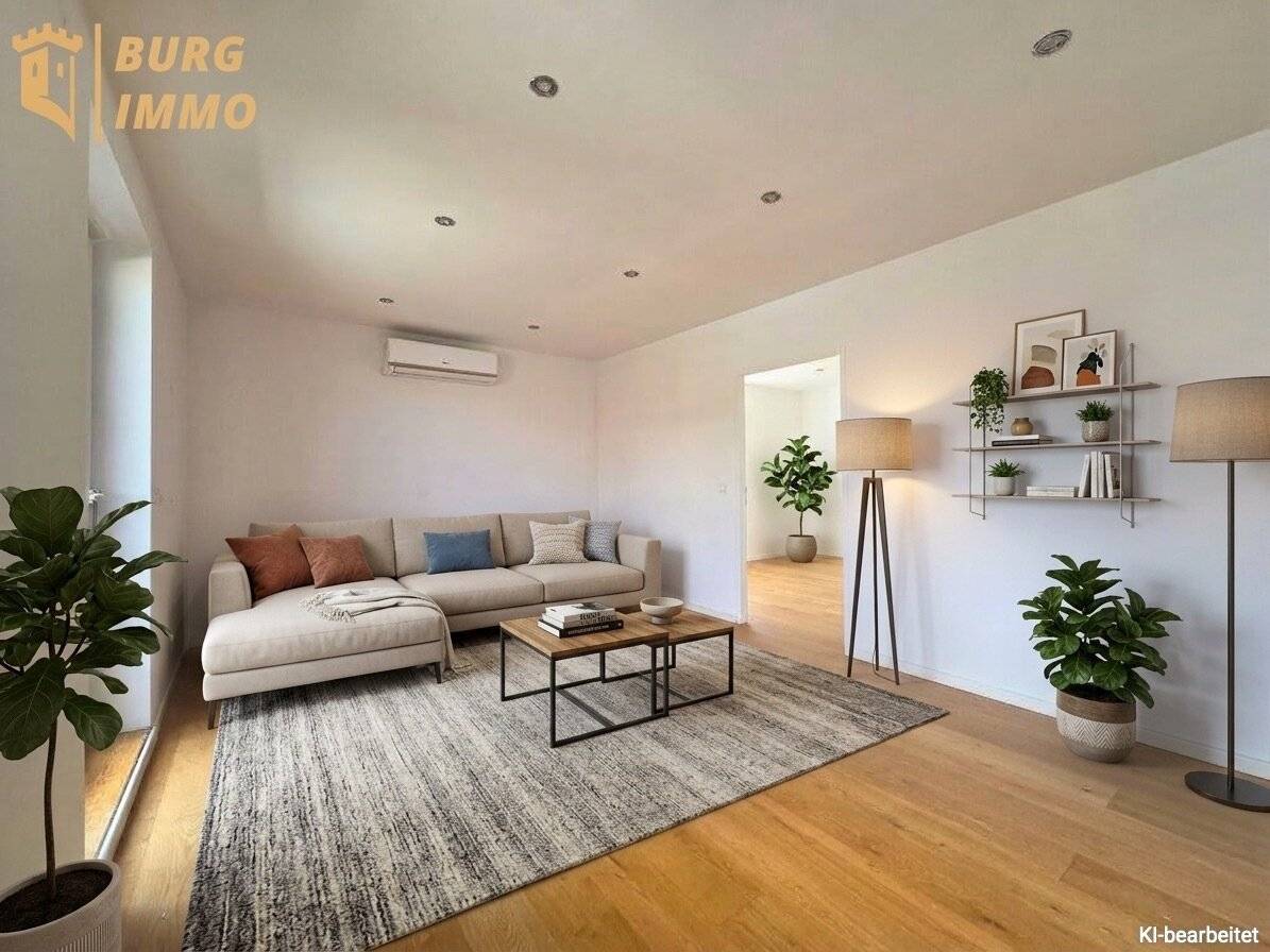 Klimatisierte 2-Zimmer-Dachgeschosswohnung mit großzügiger 33 m² Eckterrasse