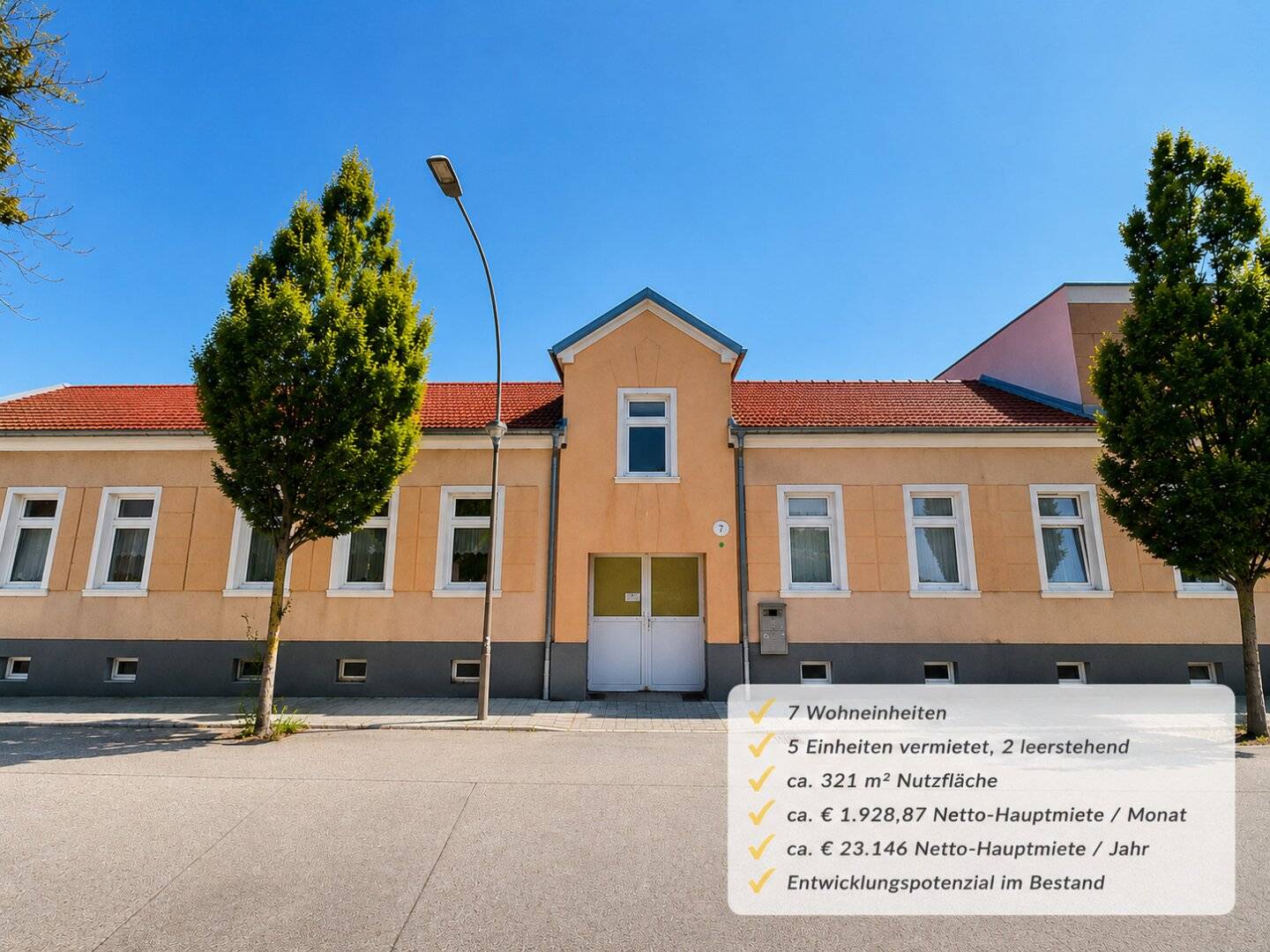 Income property in Baden | 7 residential units | 321 m² usable area | existing income and development potential