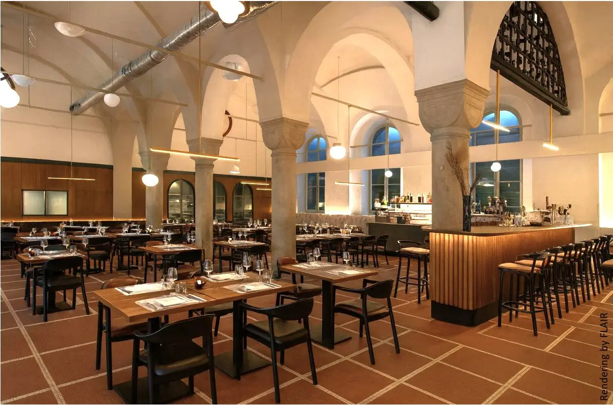 Flexibly configurable all-round commercial spaces | Dynamic work and utility spaces | in the BRAUHAUS Ensemble by FLAIR - Schwechat