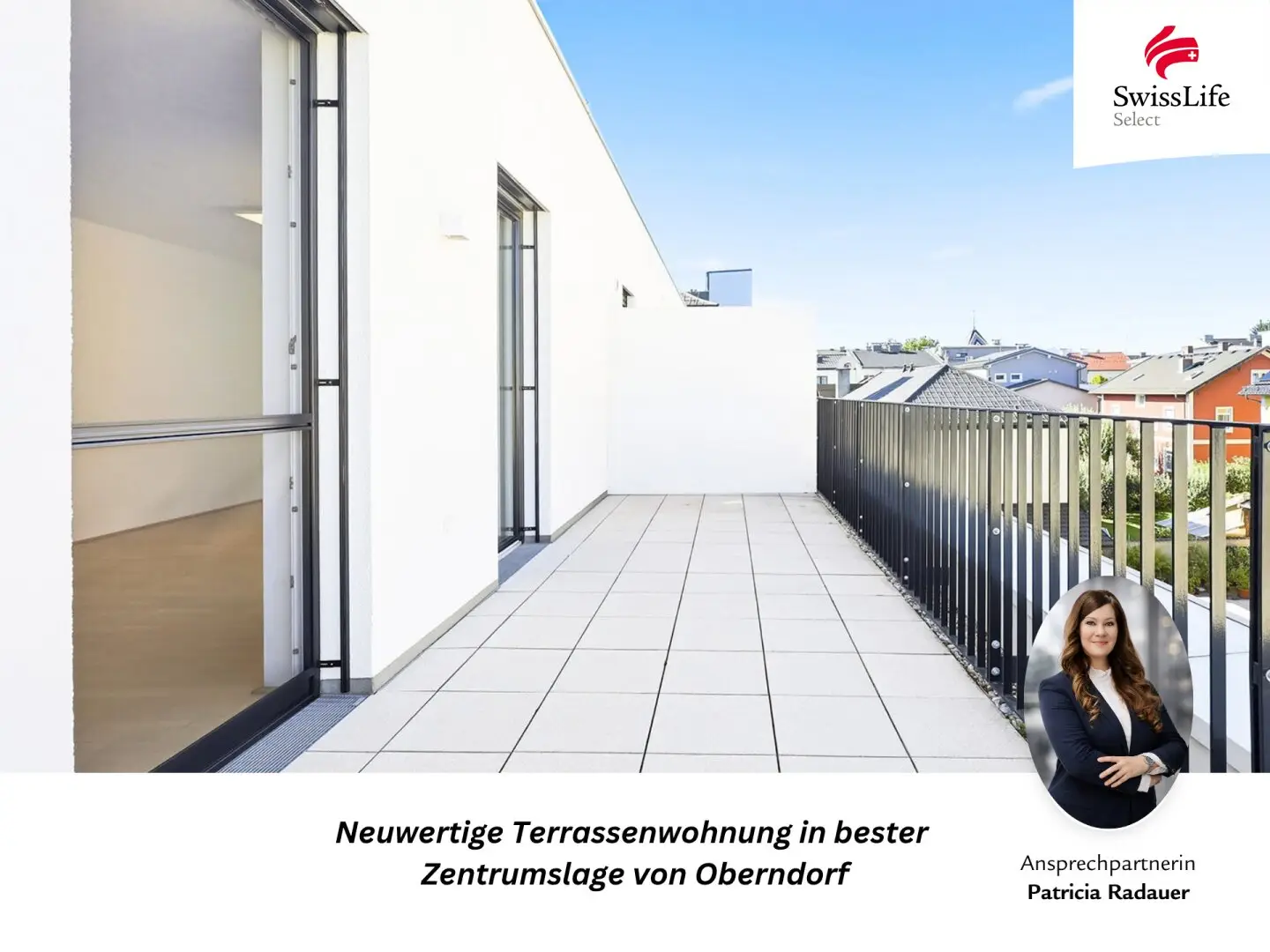 Your box seat in Oberndorf with sunny terrace and 3-room potential