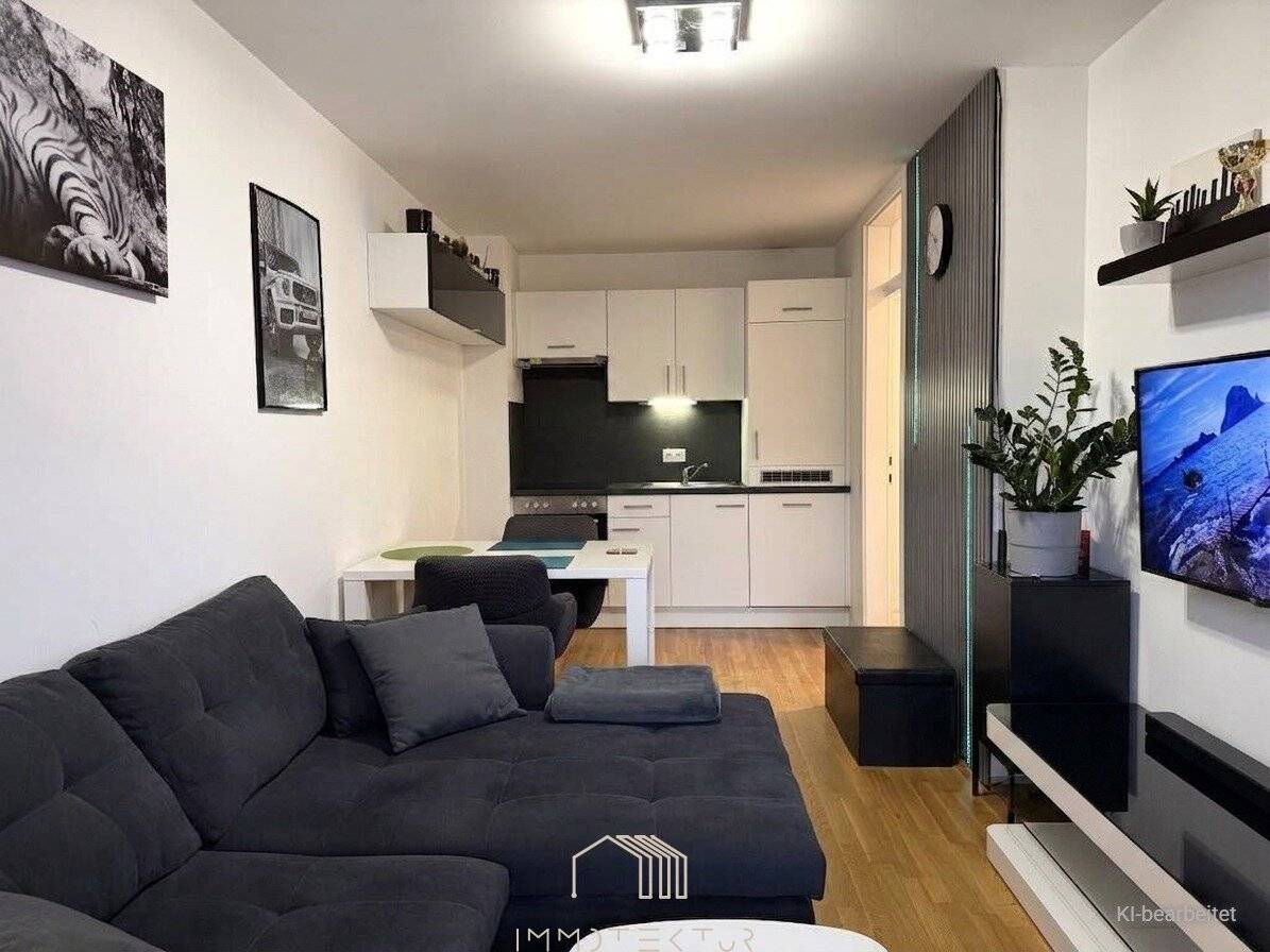 City-close living, relaxed life: 2-room apartment with covered balcony in Graz