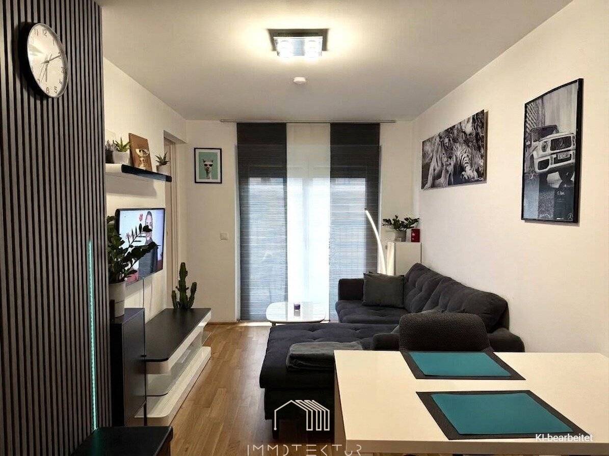 City-close living, relaxed life: 2-room apartment with covered balcony in Graz