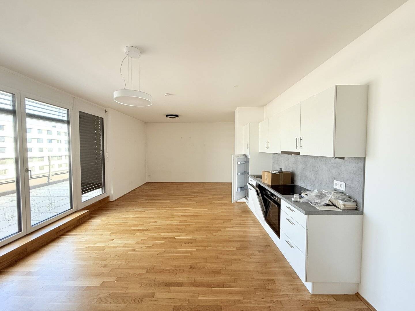 spacious 2-room attic apartment with large terrace and en suite bathroom- available immediately