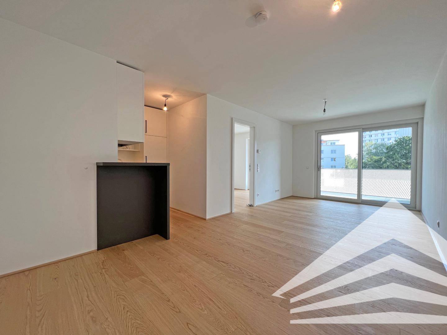Bright apartment with large loggia in prime city center location