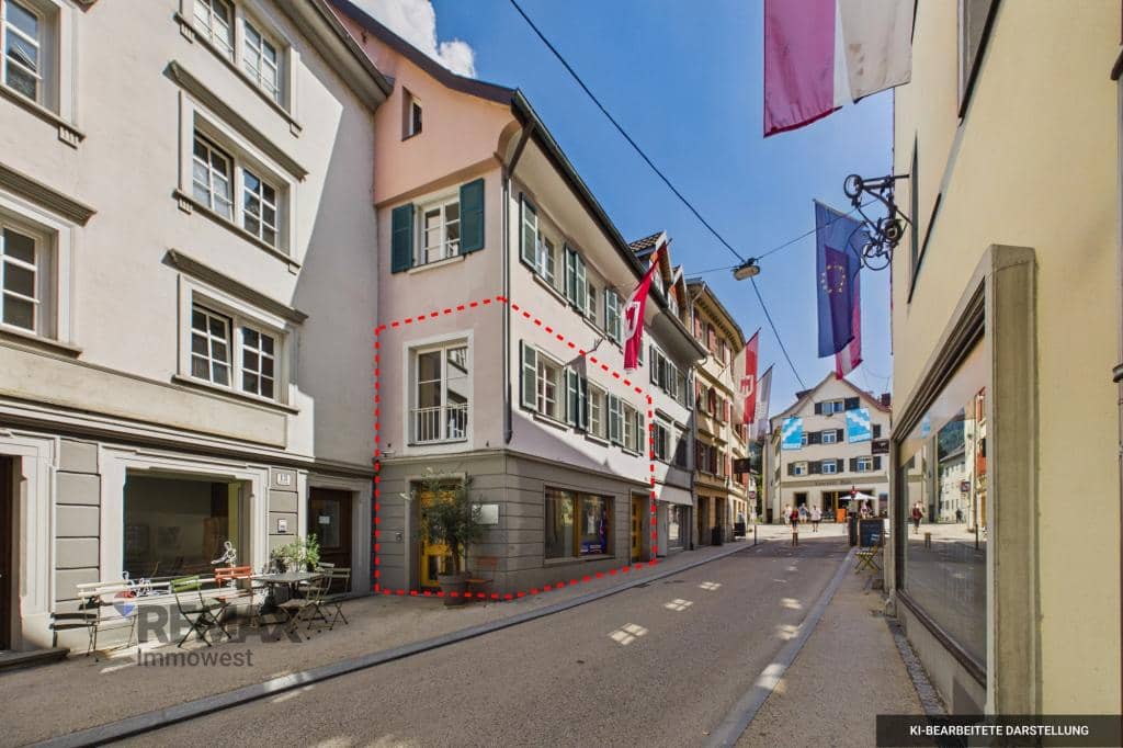 Helle Wohnung in Fußgängerzone mit Garage und Klimaanlage