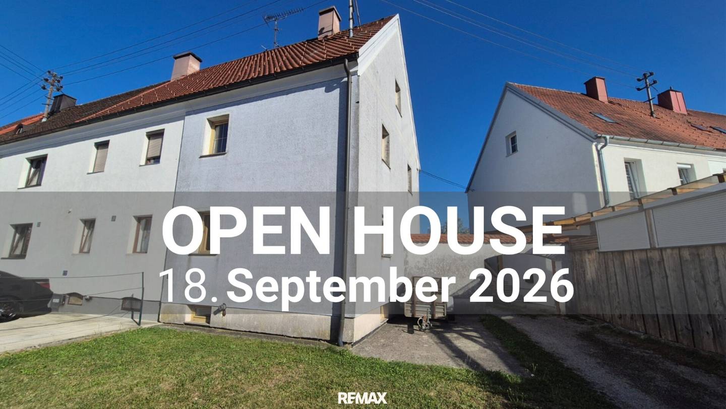 Corner terraced house with beautiful garden in Braunau/Laab