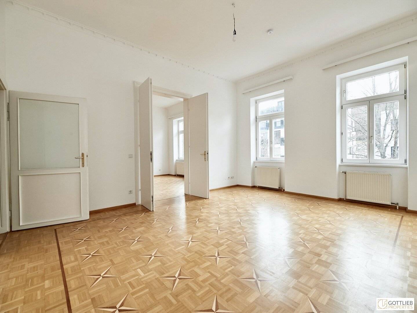 Bestlage nahe Glanzing! Barrierefreie und sonnige 2-Zimmer-Stilaltbau-Wohnung mit optionalem Garagenplatz