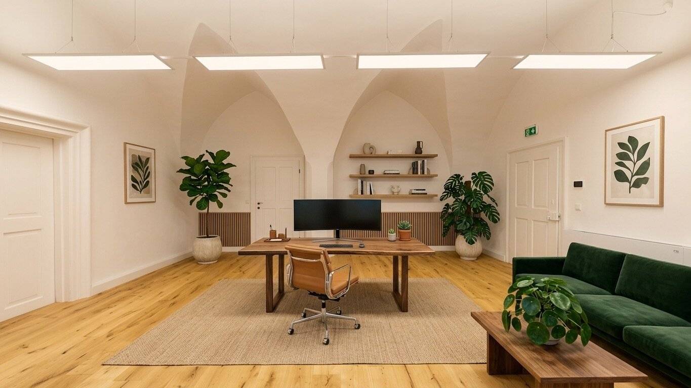 Repräsentatives Altbaubüro am Alten Platz | 46 m² renoviert | Konferenzraum