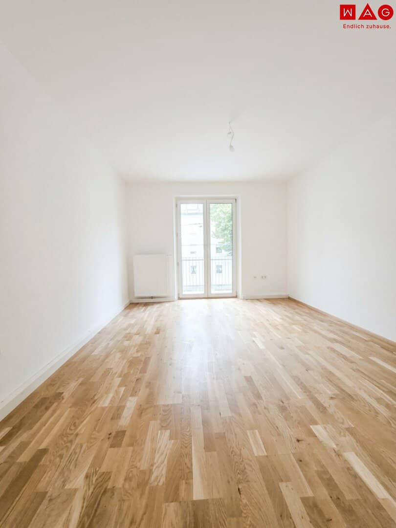 Generalsaniert &amp; ab sofort verfügbar – 2-Zimmer-Wohnung mit Balkon in Linz/Bindermichl!
