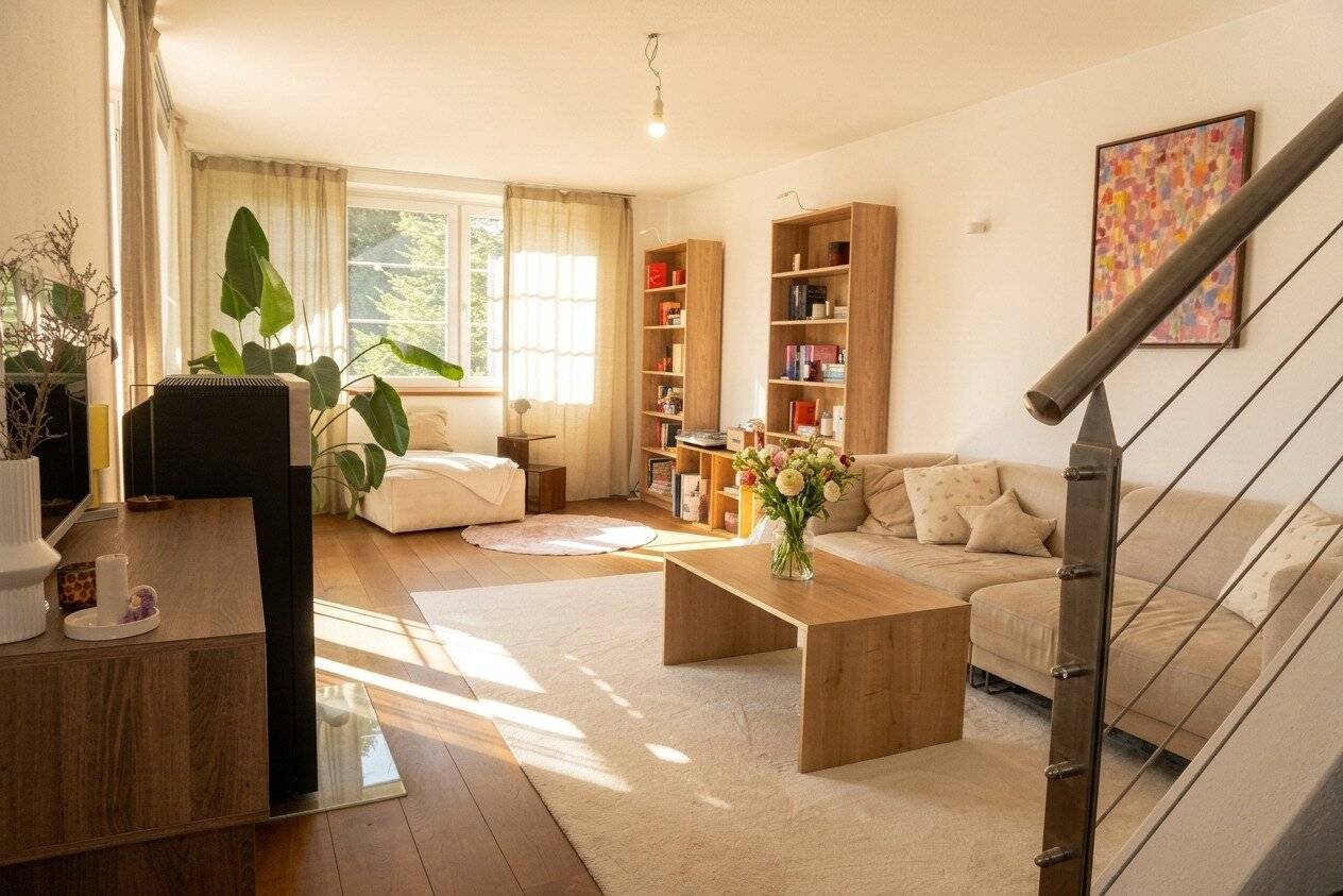 Stylish maisonette apartment in dreamlike Mondsee view location