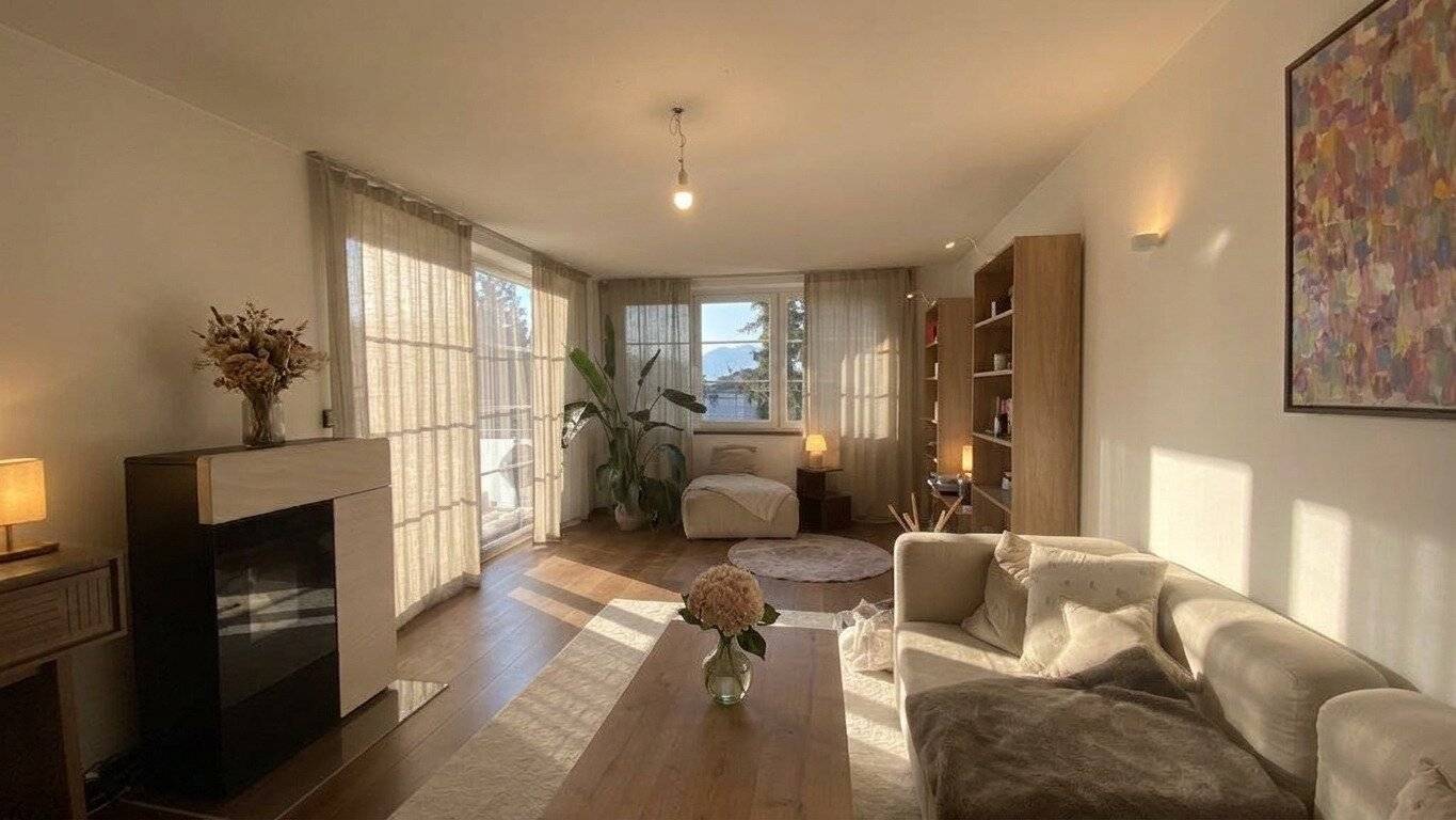 Stylish maisonette apartment in dreamlike Mondsee view location
