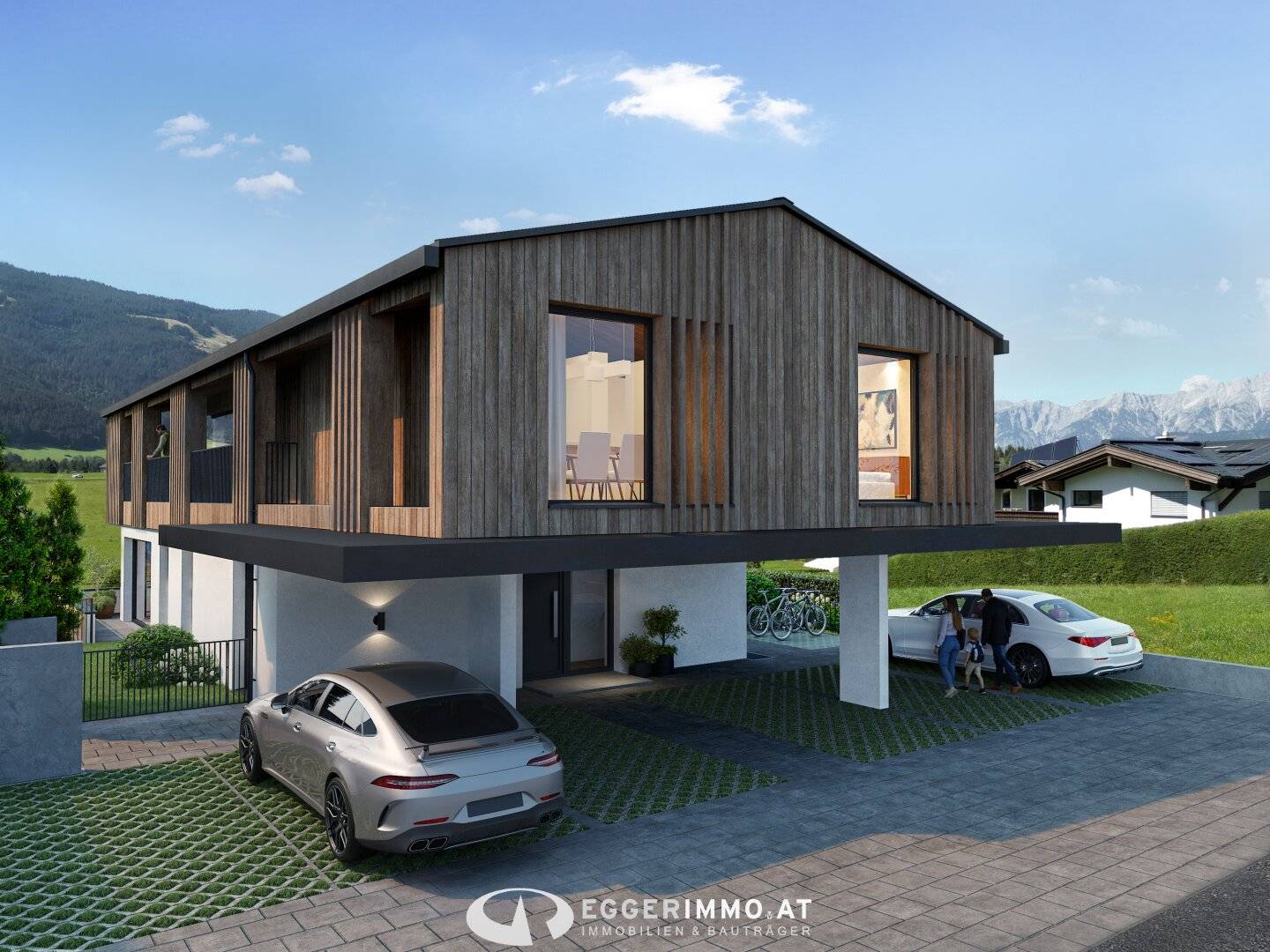 Exclusive new-build penthouse apartment with spacious terrace and special living comfort in Maishofen