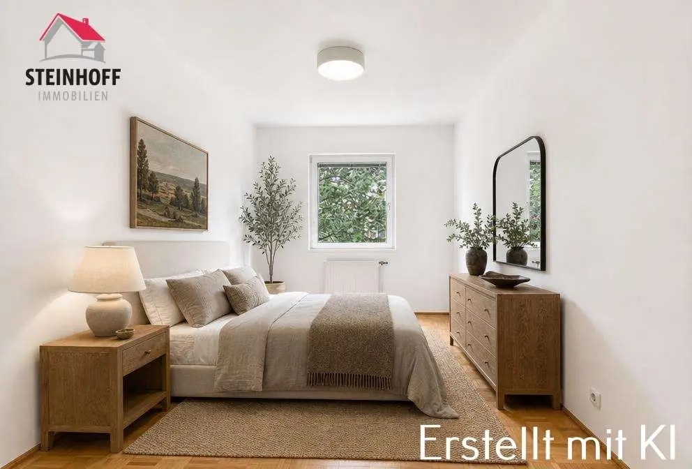 Bright Wohnung with large garage and loggia
