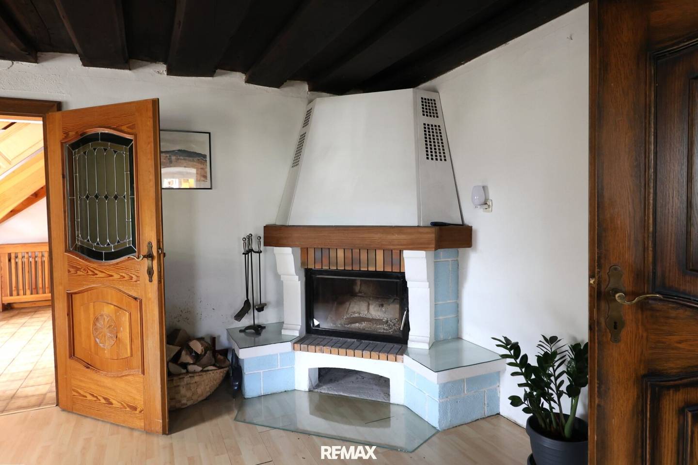 Kamin in der Stube