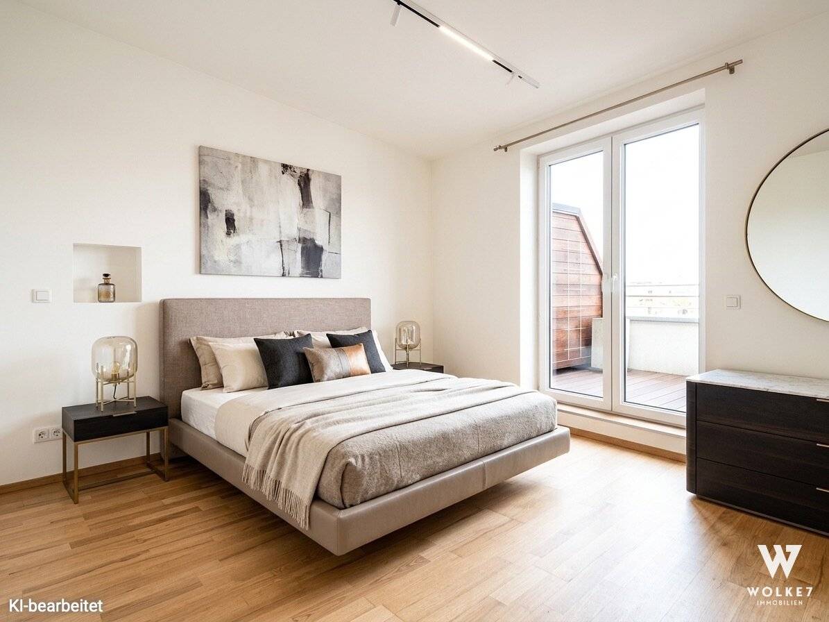 High-quality attic maisonette with terrace in prime location of 1150 Vienna: Fantastic distant view | Air conditioning | Bright | Top condition
