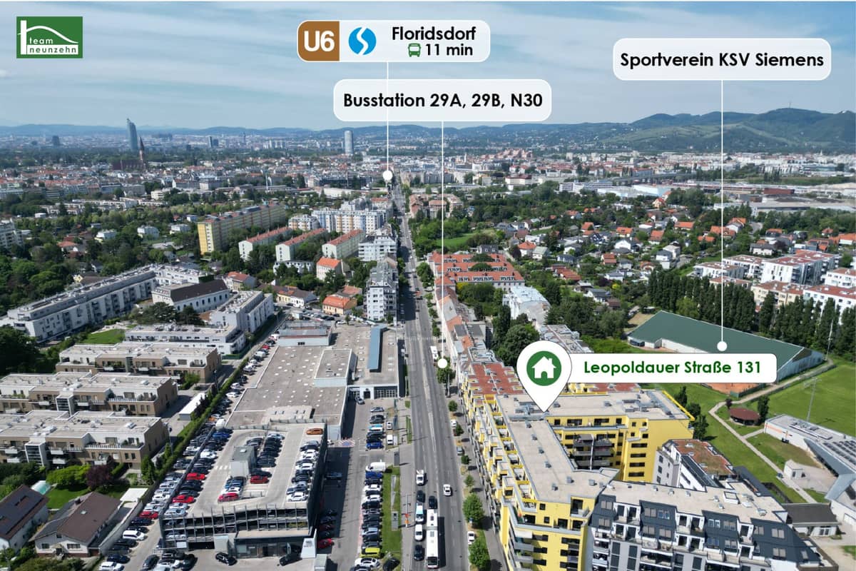 LEO 131 - hochwertige Neubauwohnungen mit Anbindung zu U6, S-Bahn und U1 mit inkludierter Küche - JETZT ANFRAGEN