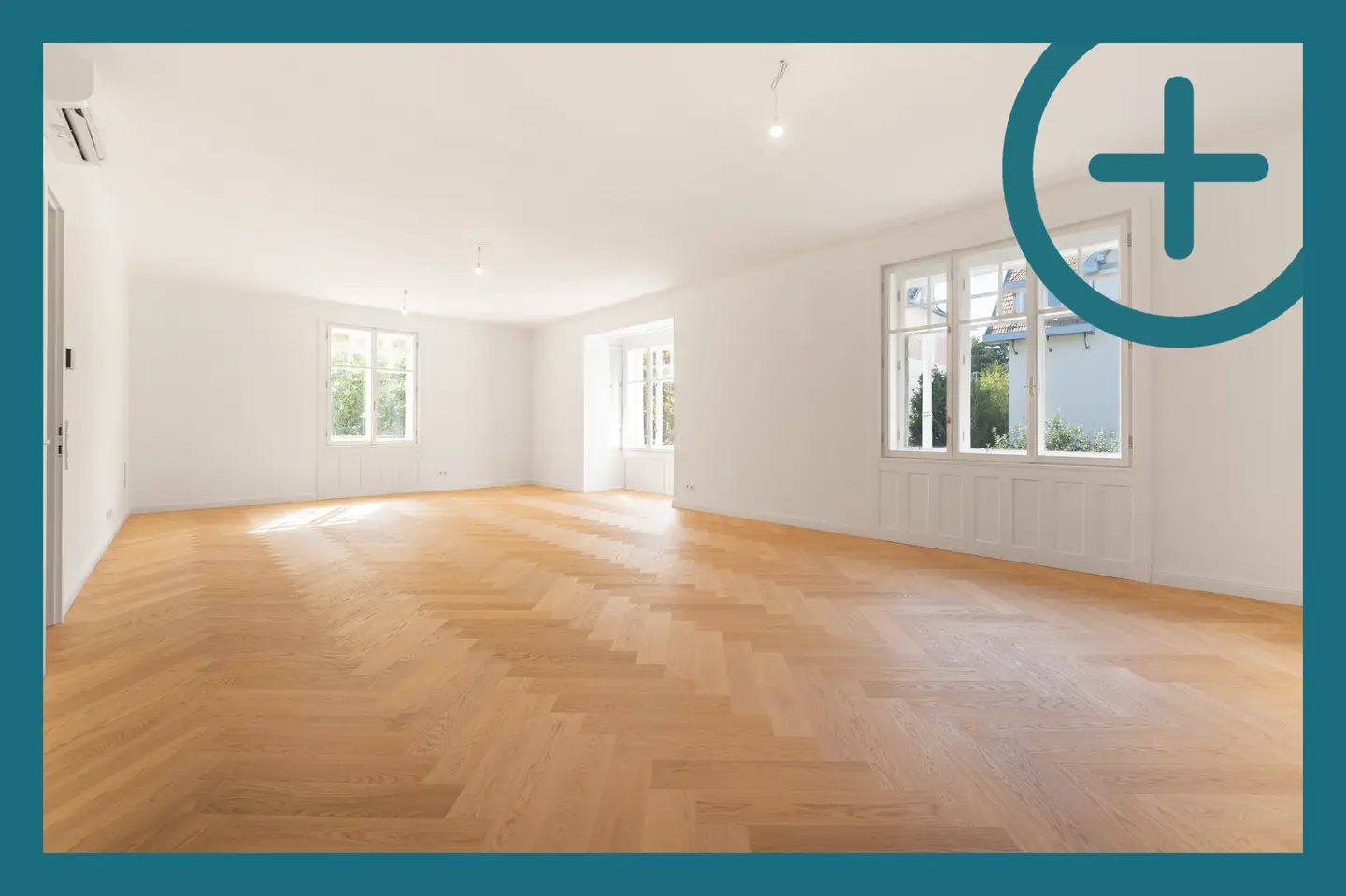 Erstbezug Wohnung in villaähnlicher Etage mit Balkon