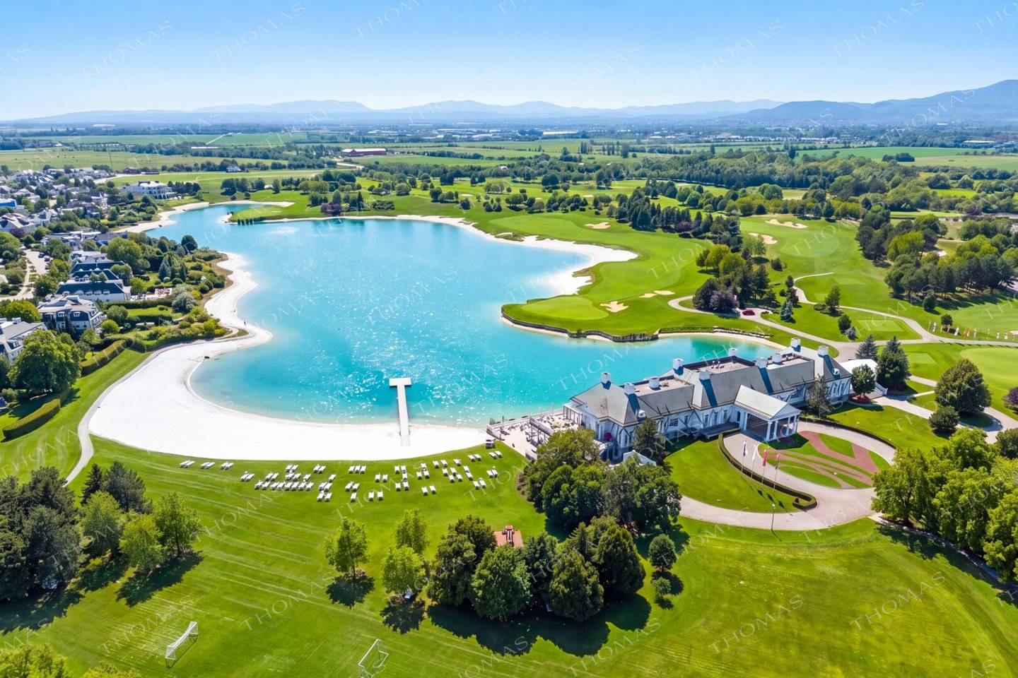 2-room garden apartment with direct lake access in FONTANA residential park