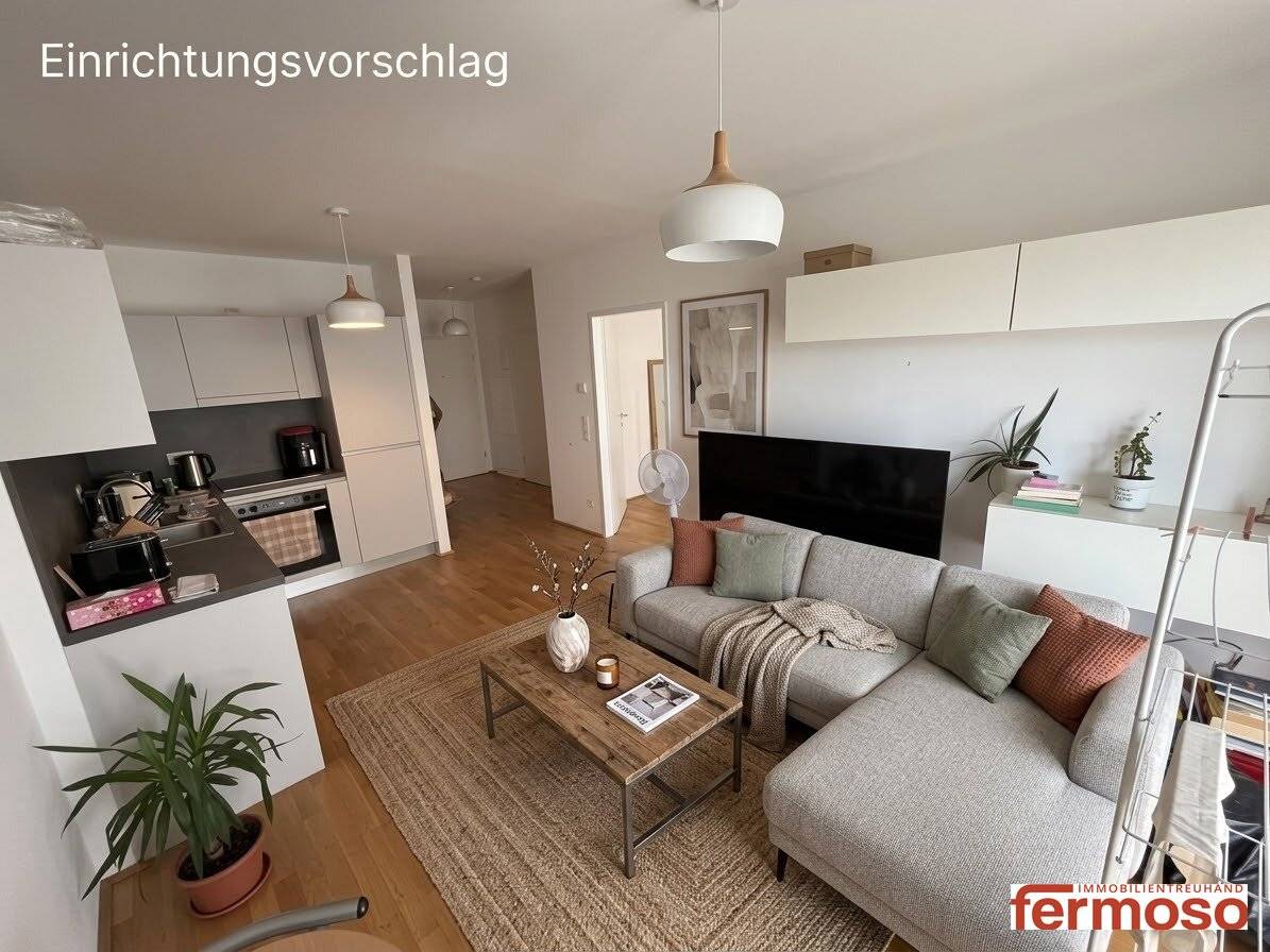 Bright 2-room apartment with underfloor heating and U-Bahn nearby in 1210 Vienna – 949 € rent!