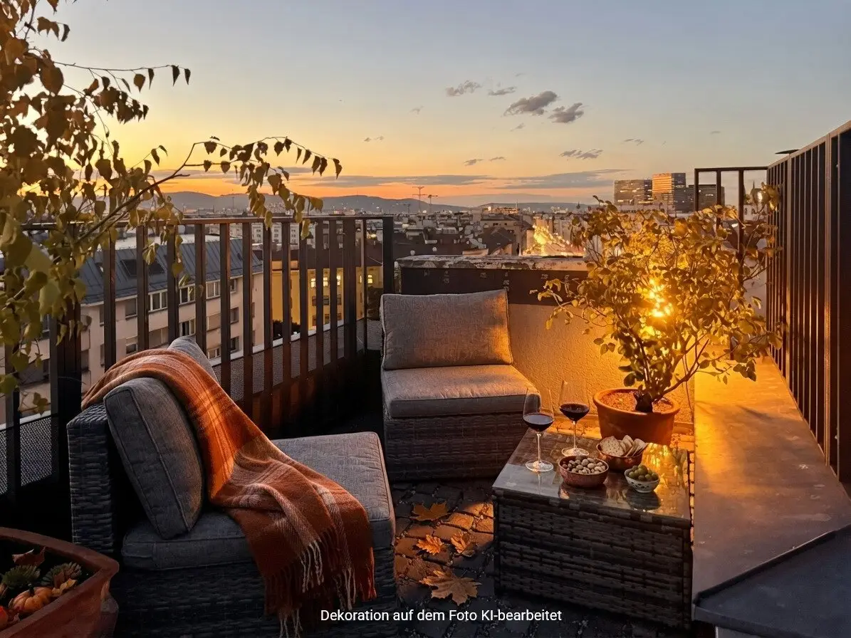360° Wienblick - inklusive: Sanierte DG-Maisonette, ca. 127 m2 + 3 Freiflächen - 8 Minuten zur City (U1)