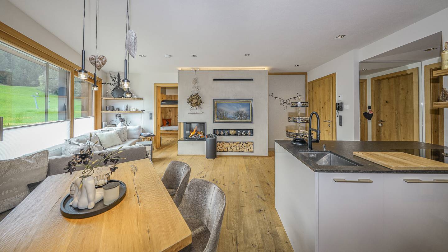 Erdgeschosswohnung ski in ski out with luxury fittings