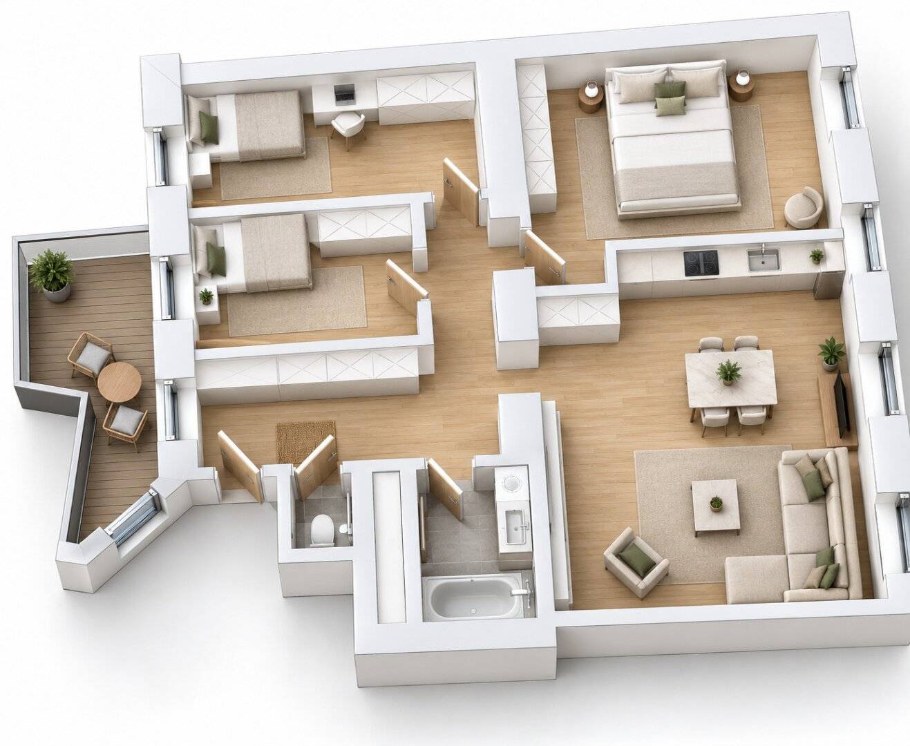 Prime Location/First Occupancy/Construction Start - Beautiful 4-room Period Apartment (Top 20) plus 9.00 m² Balcony