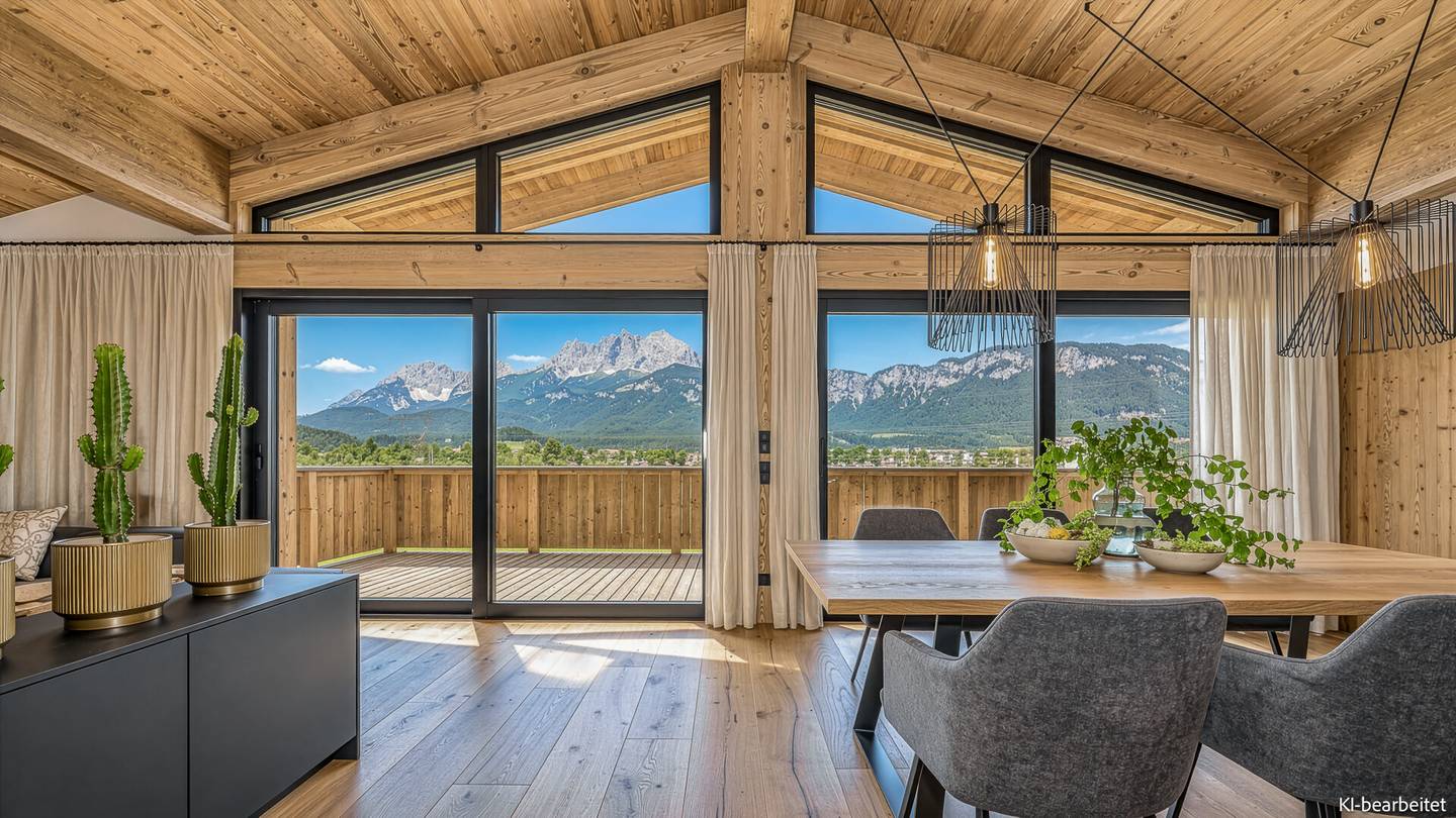 Penthouse with panoramic view of the Wilder Kaiser