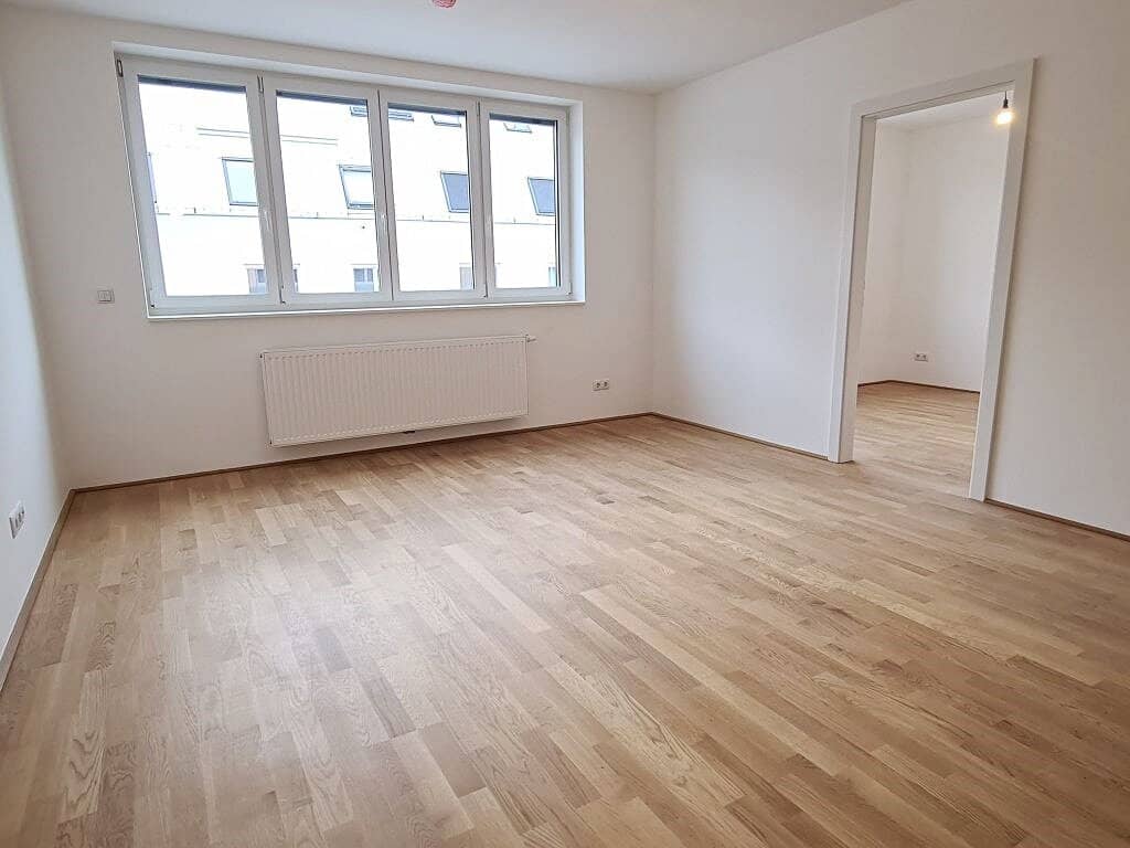 OSPELGASSE, air-conditioned 49 m2 attic apartment, 2 rooms, full kitchen, bathtub, parquet floors, quiet location