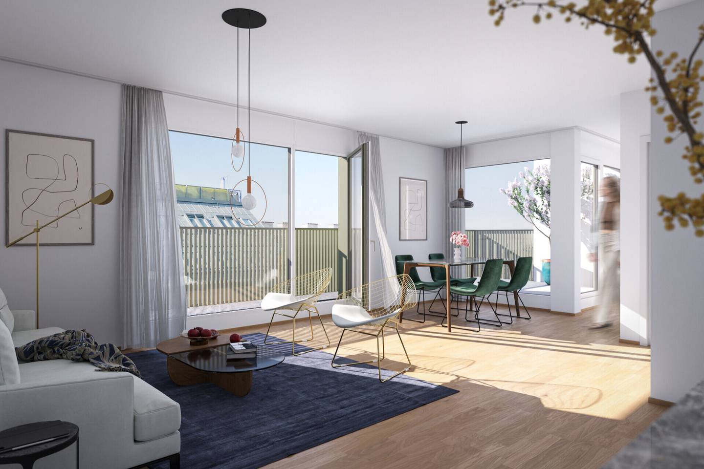 Helle Wohnung mit Balkon und Fußbodenheizung nahe Schönbrunn