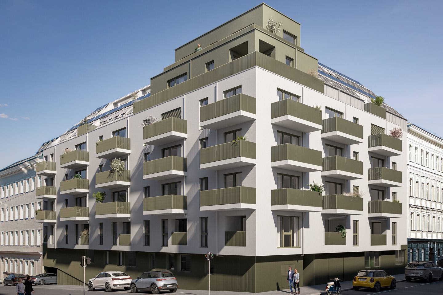 Helle Wohnung mit Balkon und Fußbodenheizung nahe Schönbrunn