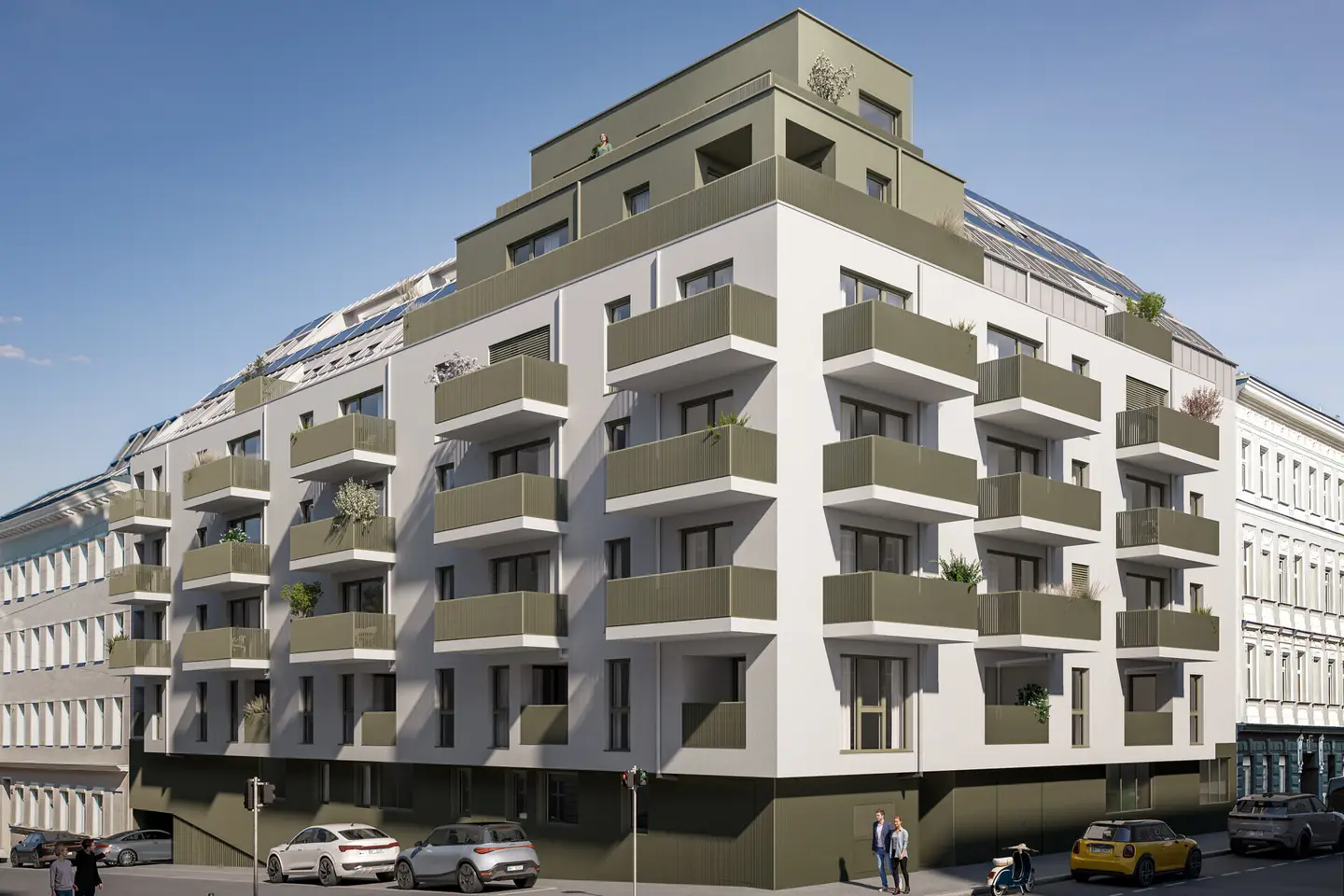 Bright apartment with balcony and underfloor heating near Schönbrunn