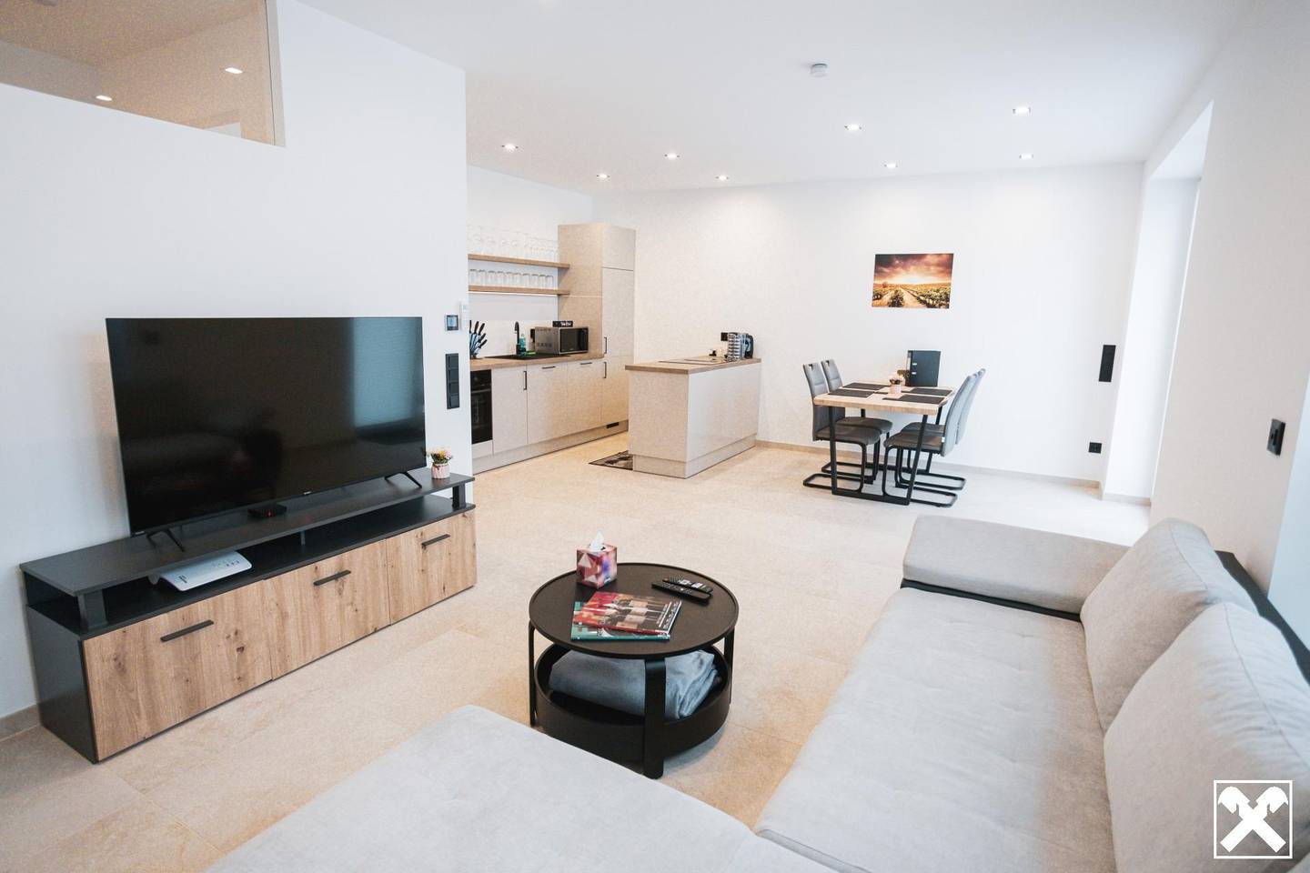 Wohnung in historic cellar quarter with large balcony
