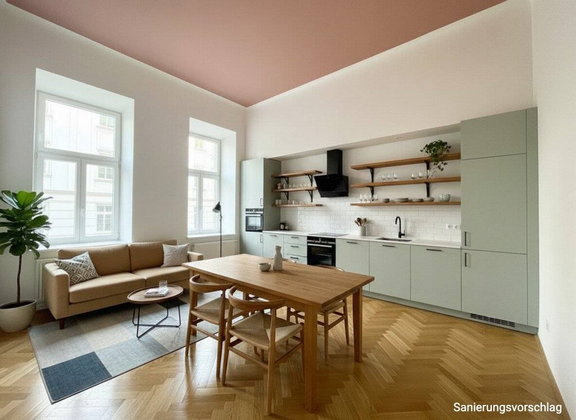 2-room apartment in the heart of Vienna in need of renovation Your chance to redesign