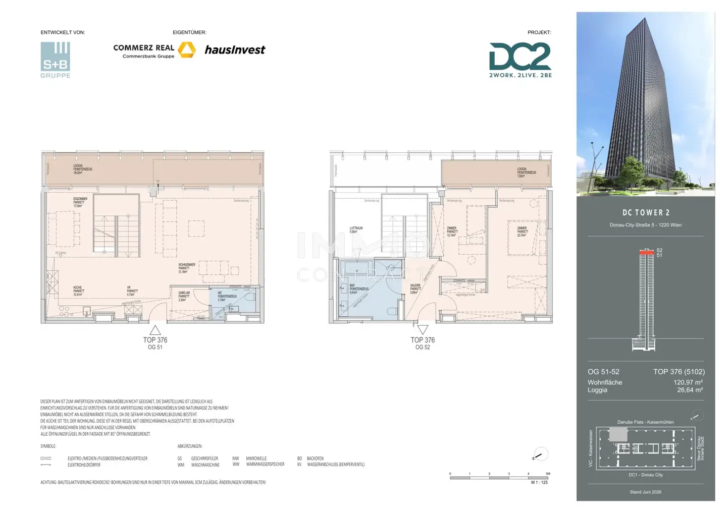 The Skyline Penthouse: DC2 Tower Level 51 - DANUBE HORIZON