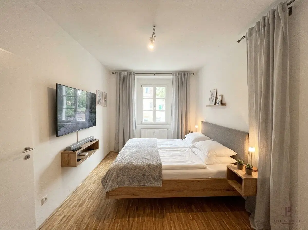 *2-Zimmerwohnung und Küche (möbliert) im 1.OG am Lendplatz*