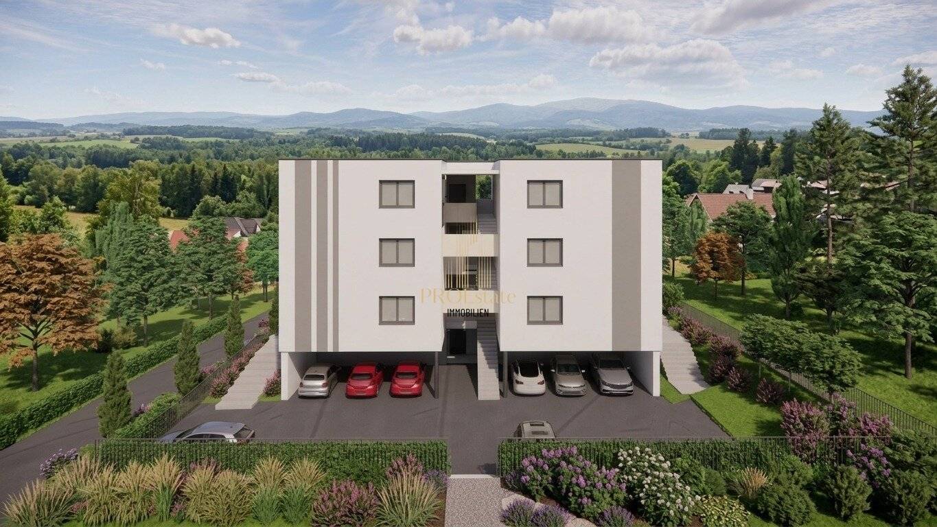 Modern 3-room penthouse in Buchkirchen, first occupancy with 30 m² balcony, garage and elevator