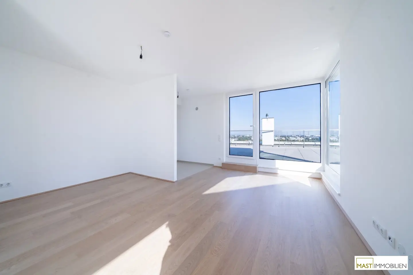 Attic apartment with roof terrace near the Danube