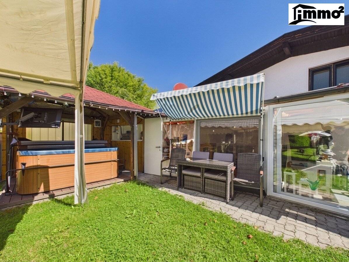 Einfamilienhaus im Zentrum von Velden – bezugsfertig, mit Wintergarten, Pavillon und Whirlpool