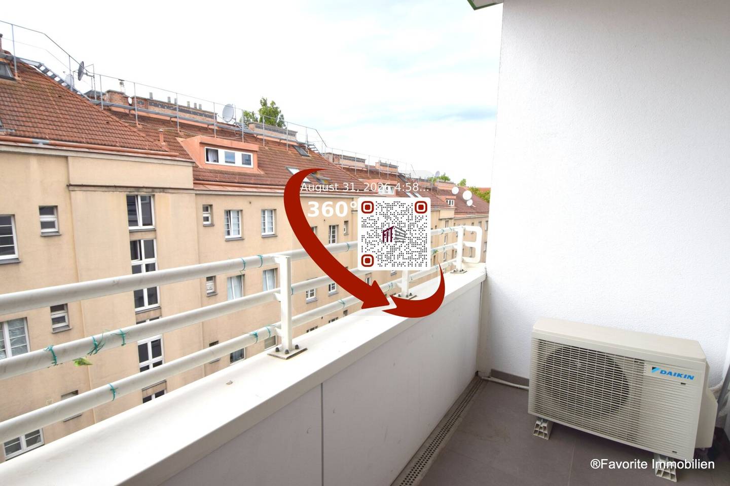 Modern 3-room apartment with loggia and car parking space on the 5th floor 75 m² in 1050 Wien