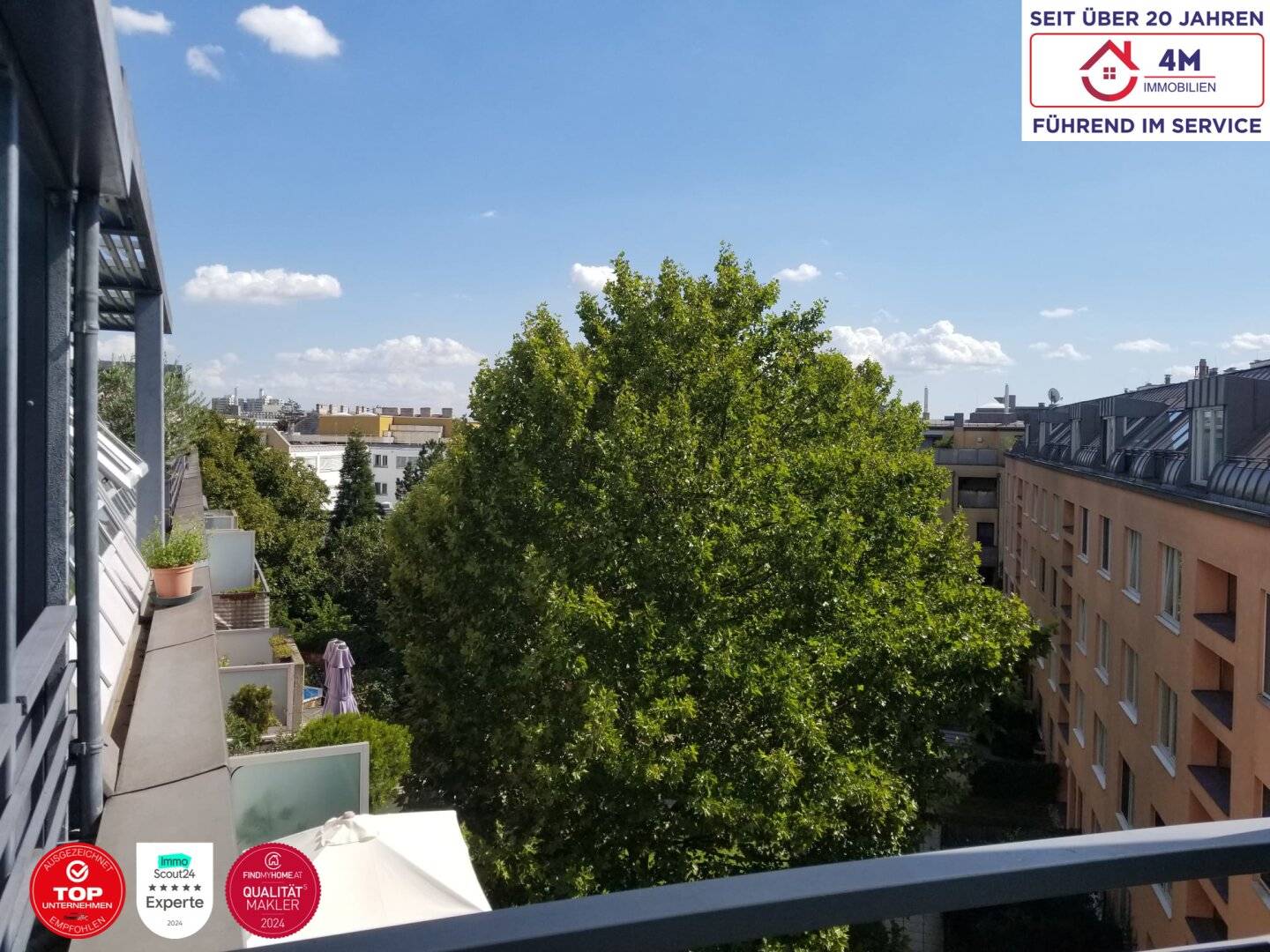 Charming attic apartment 55m² with loggia green view and fitted kitchen in 1120 Vienna
