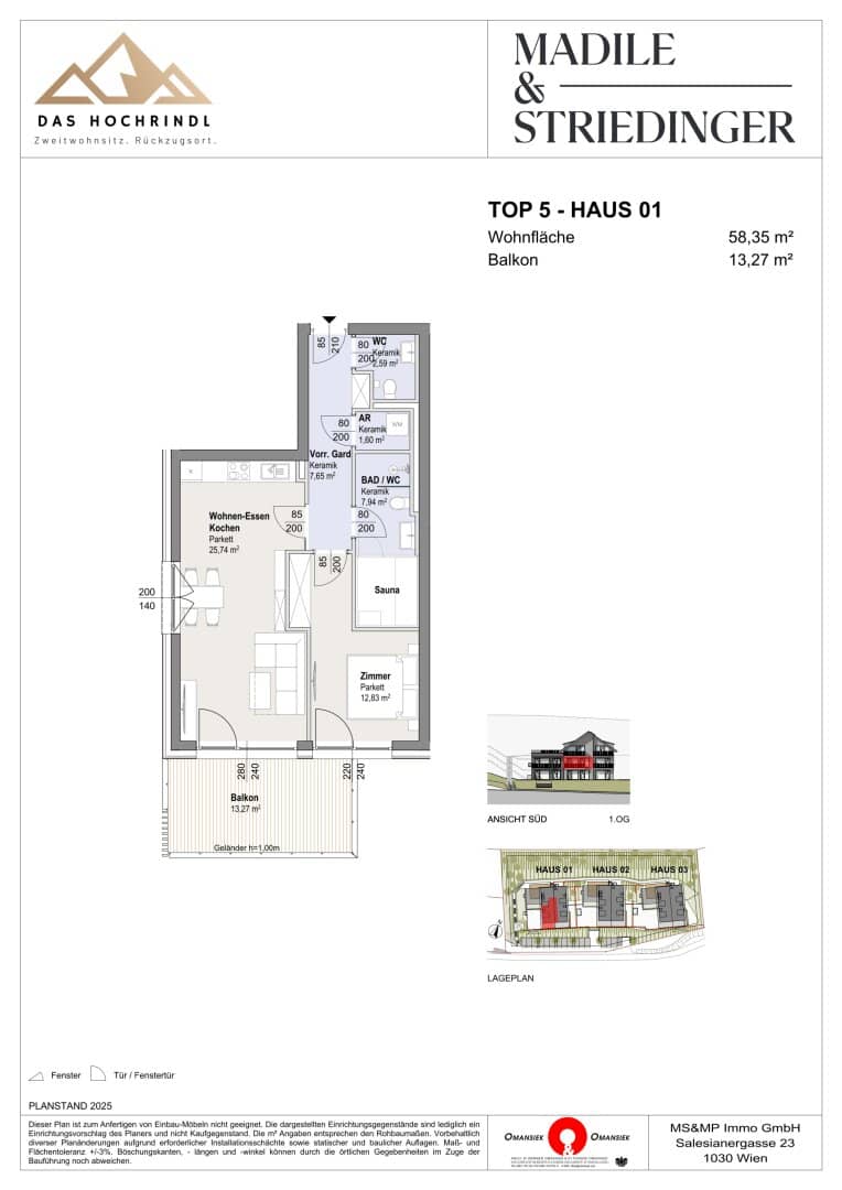 Das Hochrindl - Residential complex with panoramic view and secondary residence designation