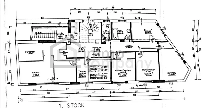 Deutsch-Wagram: Renovation and development potential – approx. 855 m² areas on 566 m² plot