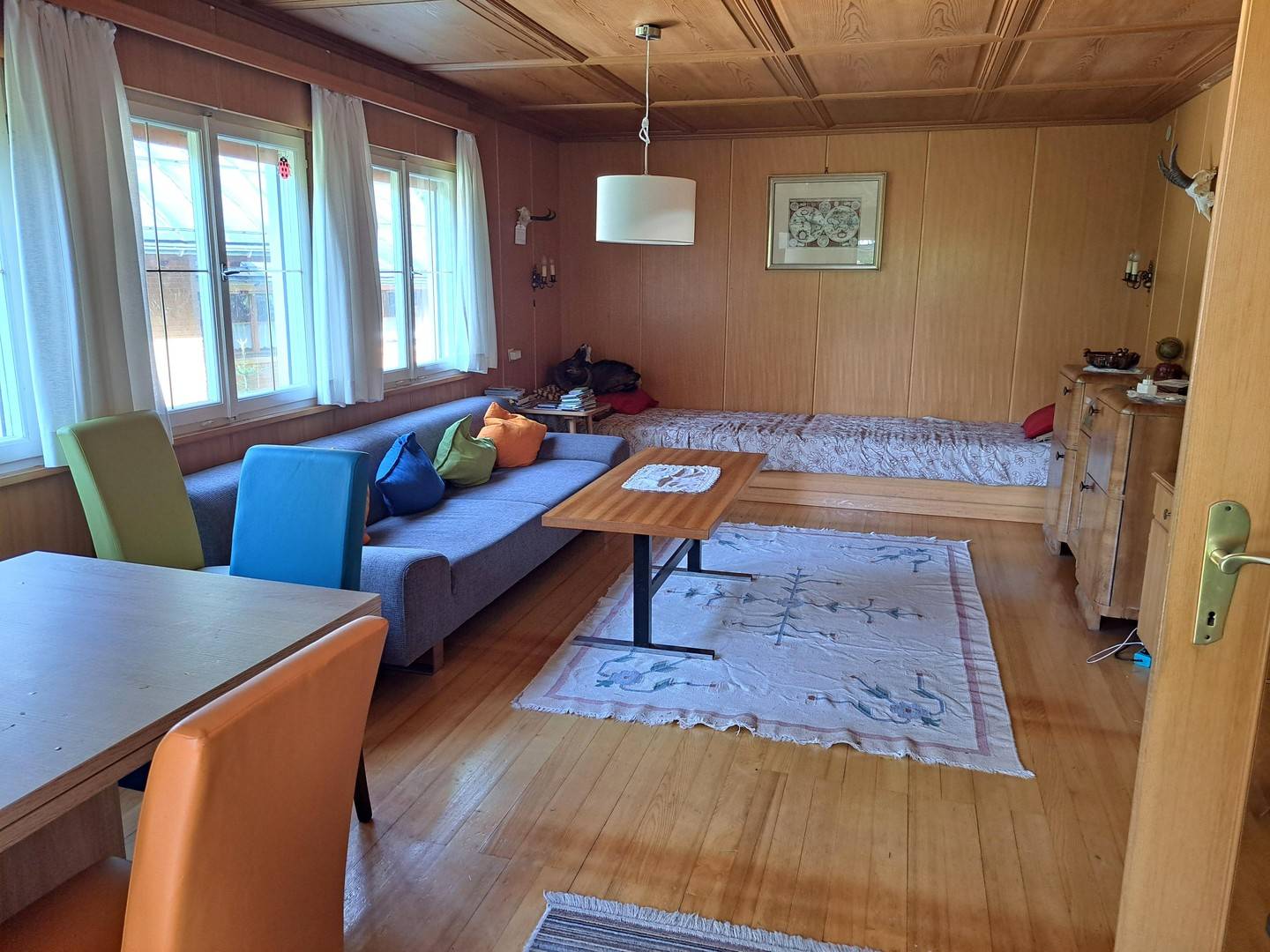 Ruhige Ferienwohnung am Bödele mit Garten und Kamin