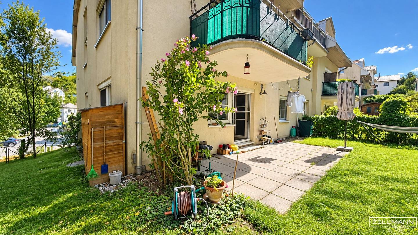 Idylle am Wienerwald – Stilvolle Wohnung mit Ost- & Westterrassen | ZELLMANN IMMOBILIEN