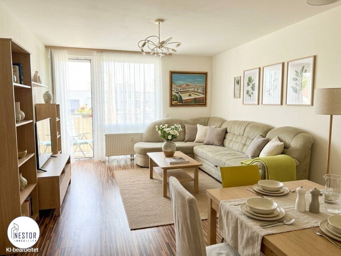 Bright 3-room apartment with loggia | Near Vetmeduni